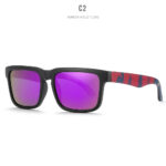 Outdoor Sunglasses Square Sunglasses Colorful Real Film UV Protection - Image 8