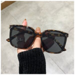 New Glasses Men And Women Black Frame Sunglasses - Image 7