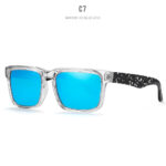 Outdoor Sunglasses Square Sunglasses Colorful Real Film UV Protection - Image 10