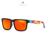Outdoor Sunglasses Square Sunglasses Colorful Real Film UV Protection - Image 3