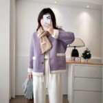 Lamb Wool Chanel Coat Women's Fleece Short Suede - Image 7
