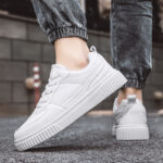 Autumn New Breathable White Shoes For Students Korean Style Trendy All-Match Platform Sports Casual - Image 6