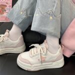 Women's Spring Korean Style Thick Bottom All-matching Students' Casual Skate Shoes - Image 2