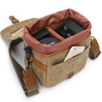 S C Cotton Canvas SLR Camera Bag Waterproof Liner Bag - Image 2