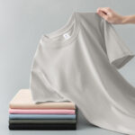 Summer Solid Color Coat Round Neck Bottoming Shirt Half-sleeve Pure Cotton T-shirt Men And Women Short Sleeve - Image 8