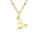 26 English Letter Pendant Stainless Steel Necklace - Image 3
