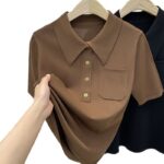 Lapel Ice Silk Short Sleeve - Image 4