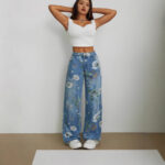 Street Trend Loose Straight Leg Wide Leg Pants - Image 6