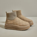 Fleece-lined High-top Snow Boots Female Student Ins Tide Korean Warm Casual Cotton-padded Shoes - Image 2