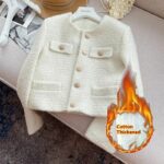 Korean Style Temperament Thickening Coarse Flower Short Fashionable Jacket - Image 2