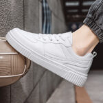 Autumn New Breathable White Shoes For Students Korean Style Trendy All-Match Platform Sports Casual - Image 4