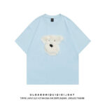 Cotton Plush Puppy Embroidered Short Sleeve - Image 5