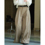 Casual Style Three-dimensional Pleated Suit Pants Loose Drooping Women - Image 2
