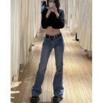 Jeans Slim Fit Low Waist Long Pants - Image 3
