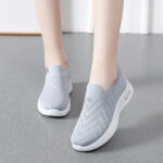 Casual Mesh Shoes Sock Slip On Flat Shoes For Women Sneakers Casual Soft Sole Walking Sports Shoe - Image 10