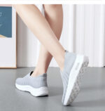 Casual Mesh Shoes Sock Slip On Flat Shoes For Women Sneakers Casual Soft Sole Walking Sports Shoe - Image 7