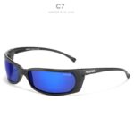 Square Sports Sunglasses Colorful Polarized Sunglasses Outdoor Glasses For Riding - Image 3