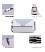 Contrast Color Small Square Box Fashion Shoulder Bag - Image 6
