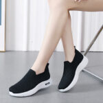 Casual Mesh Shoes Sock Slip On Flat Shoes For Women Sneakers Casual Soft Sole Walking Sports Shoe - Image 8