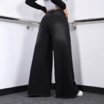 Loose Wide-leg Women's Retro Casual Versatile Jeans - Image 3